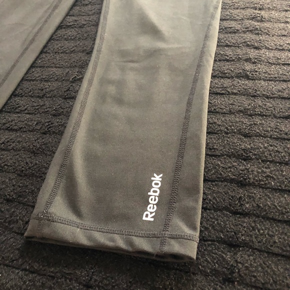 Black Reebok Athletic Stretch Capri Pants - Picture 2 of 4